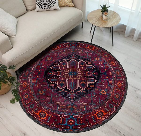 Deep Burgundy Rug