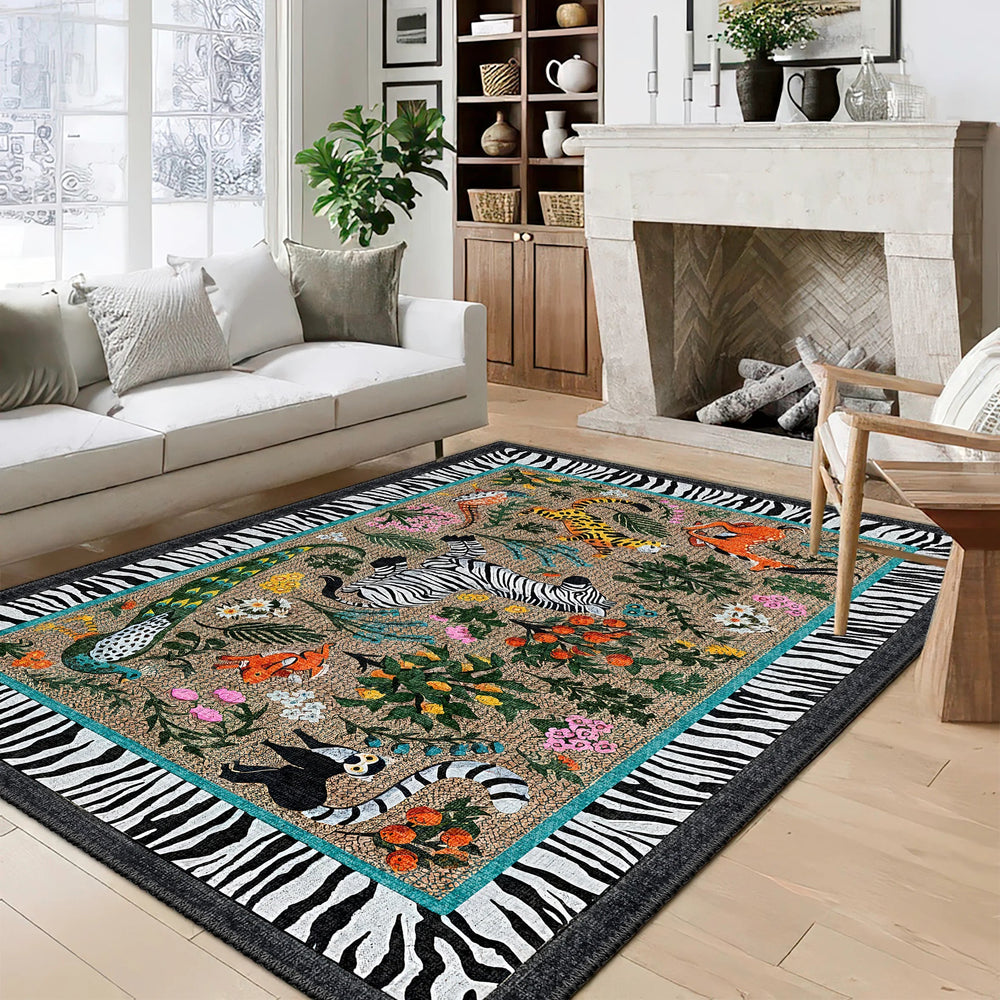 Boho Wildlife Rug