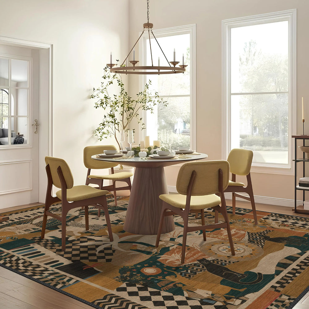 Tribal Jungle Floor Rug