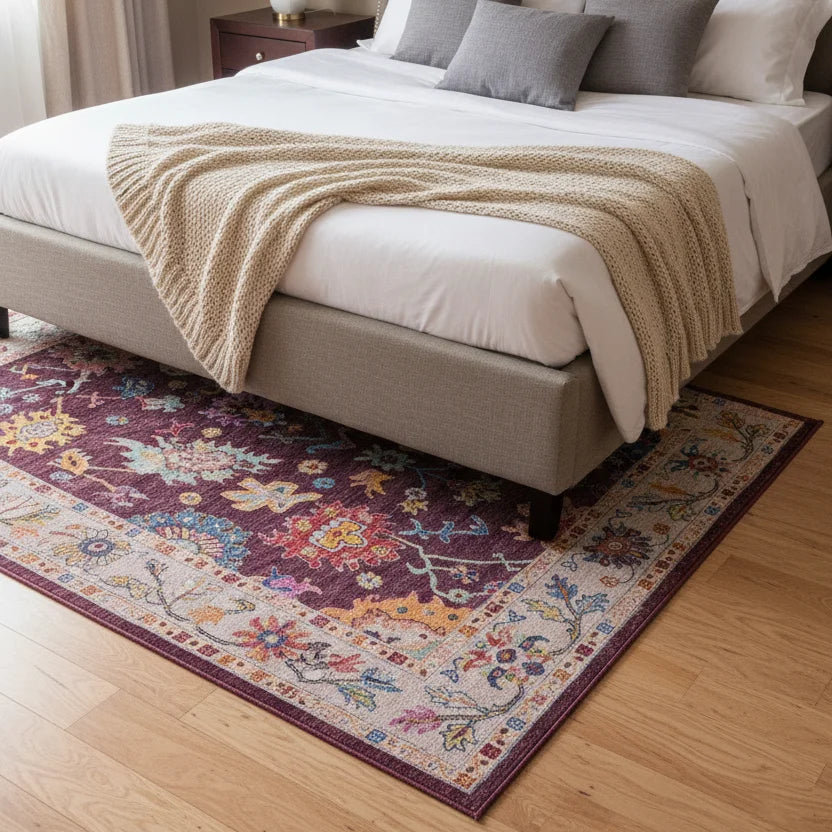 Colorful Artistic Vintage Rug – KL 414