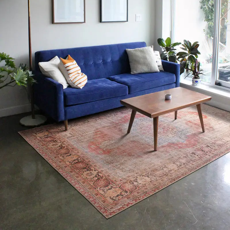 Vintage Style Medallion Rug 6'8"x10'