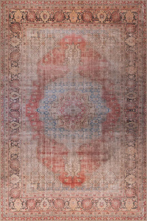 Vintage Style Medallion Rug 6'8"x10'